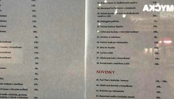 Bistro U Mycky Restaurace - Nové Strašecí