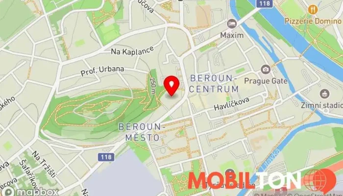 mapa Bistro u Patrika Bistro, Pizzerie, Restaurace v Beroun-Město
