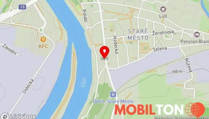 mapa Bistro u Piráta Bistro v Litoměřická 109/90