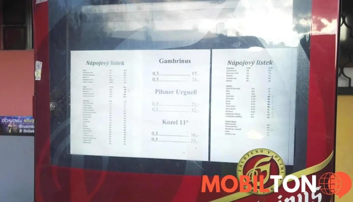 Bistro U Podkovy -  Menu - Pod Hájem 134