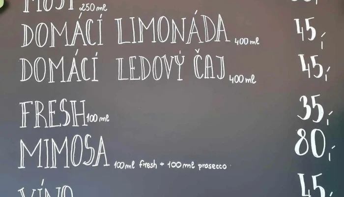 Bistro Vg -  Menu - Masarykovo Nám. 103