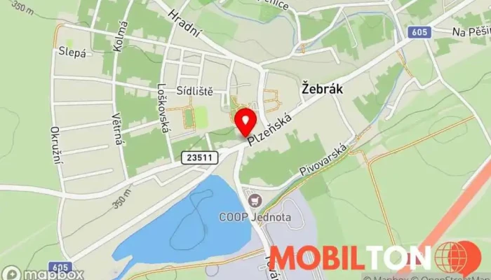 mapa Bistro vietnamská tradiční Rychlé občerstvení v Plzeňská 49