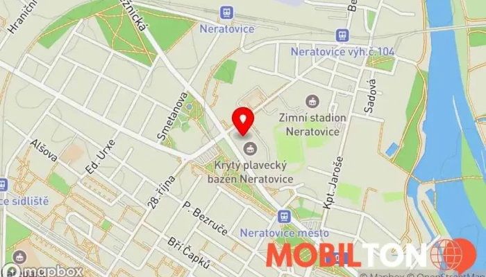mapa Bistro Za Rohem Bistro v Mládežnická 422