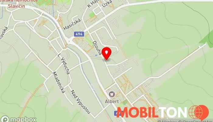 mapa Bistro11 Bistro v Dlouhá 300