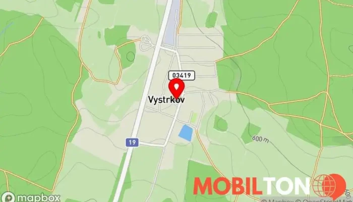 mapa Bistro269 - veganská restaurace Veganská restaurace v Vystrkov