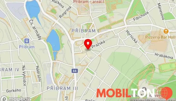 mapa BISTROOO Bistro v Příbram III