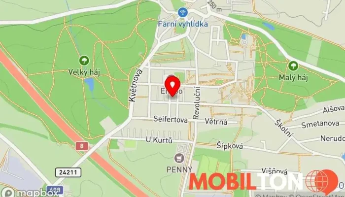 mapa Bodlák Restaurace v Horní nám. 251