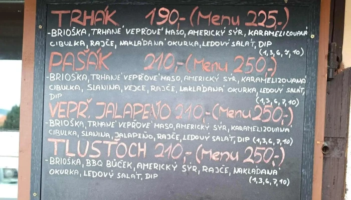 Boodka Burgers -  Katalog - Nám. Jiřího Z Poděbrad