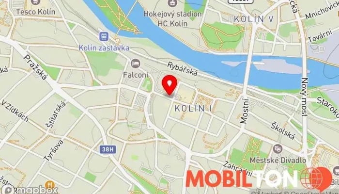 mapa BQ ASIAN FOOD- Vietnamská restaurace Restaurace v Kolín I