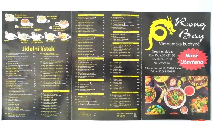 Bq Asian Food -   Vietnamska Restaurace Menu - Kolín I