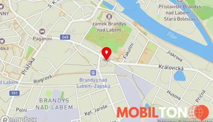 mapa Brandejská Radegastovna Restaurace, Pivní výčep, Hospoda v Královická 300/6