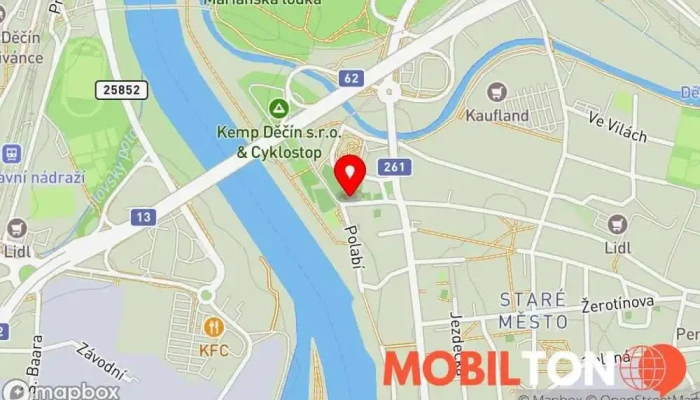 mapa Bufet Kozinec Restaurace v Rytířská