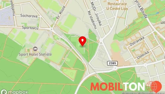 mapa Bufet U Vondrysů Bufet v 