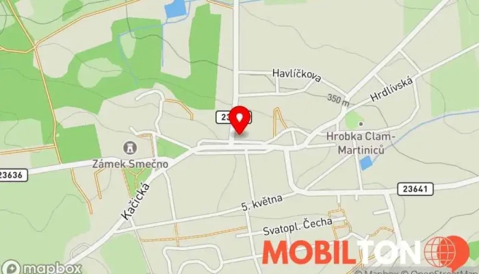 mapa Bufítek Smečno Bufet v nám. T. G. Masaryka 21