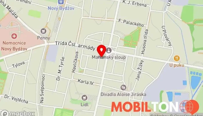 mapa Cafe Bar Matrix Kavárna / Čajovna, Snídaňová restaurace v Masarykovo nám. 16
