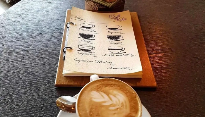 Cafe Bar Matrix -  Menu - Masarykovo Nám. 16