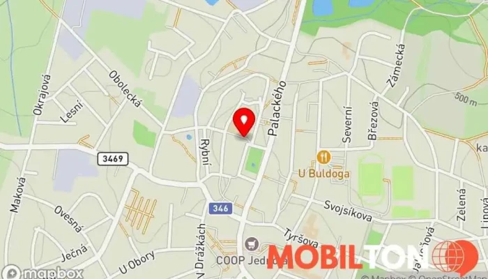 mapa Café Kohout Kavárna v nám. T. G. Masaryka 194