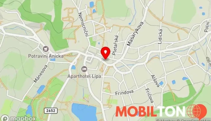 mapa Café Nostalgie Kavárna / Čajovna v Masarykova 21