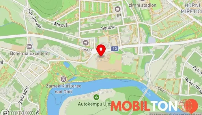 mapa Cafe+Co Kavárna / Čajovna v Chomutovská 210