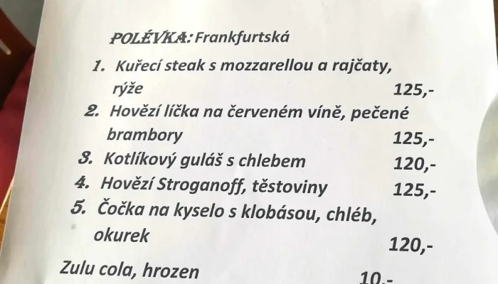 Canada Pub -  Menu - Gahurova 5265
