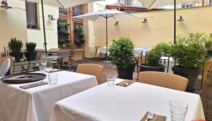 Casa 71 -    Tapas Restaurant Garden Vzhled A Atmosfera - Praha 2-vinohrady