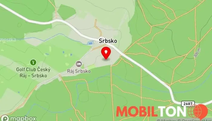 mapa CEJCH - rekreační areál s restaurací Restaurace, Bar a gril, Rekreační středisko v Srbsko