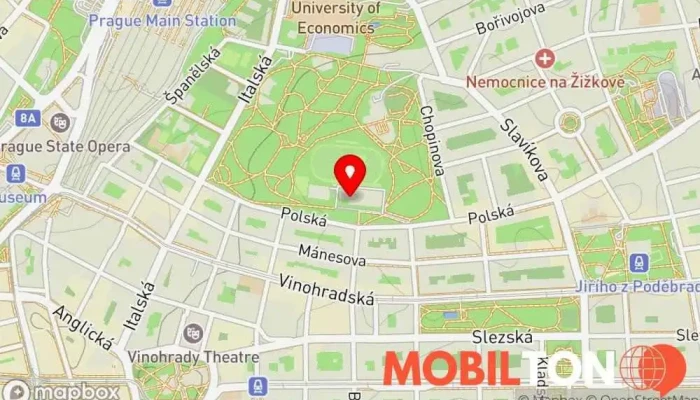 mapa CELKOM Prodej mobilních telefonů, Prodejna příslušenství k mobilním telefonům, Opravna mobilních telefonů v Vinohrady
