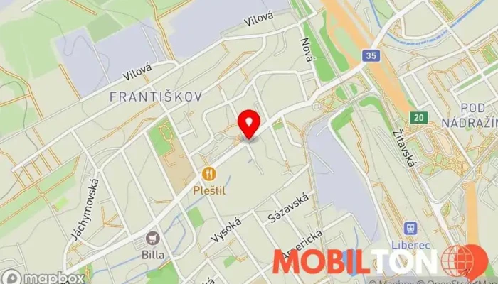 mapa Celnet - Mobil . IT . Elektro Servis Liberec Počítačová podpora a služby, Prodejna zabezpečovacích zařízení, Prodej kamerových systémů, Opravy počítačů, Bazar, Opravna mobilních telefonů, Prodejna náhradních náplní do tiskáren v Liberec