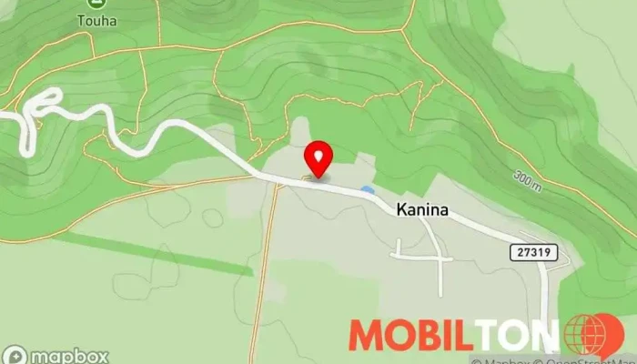 mapa ČERNÁ SRNA Restaurace v Kanina