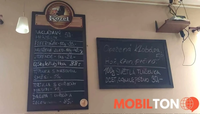Ceska Hospudka Beroun Menu - Město