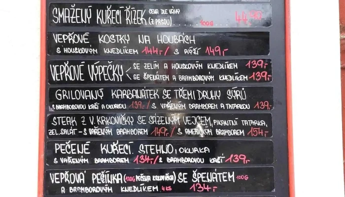 Ceska Jidelna Menu - Praha 7-holešovice