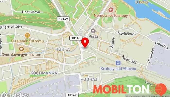 mapa C&H Bistro Gyros. Rychlé občerstvení v S. K. Neumanna 78