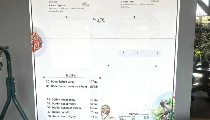 Chaba Fast Food Pizzeria Menu - Teplická 75