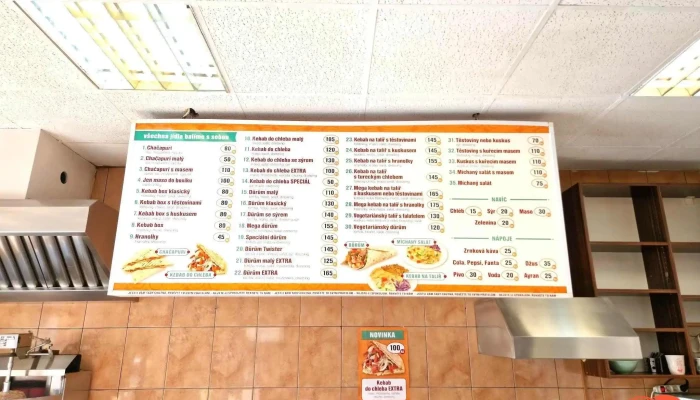 Chacapuri Kebab Menu - Město