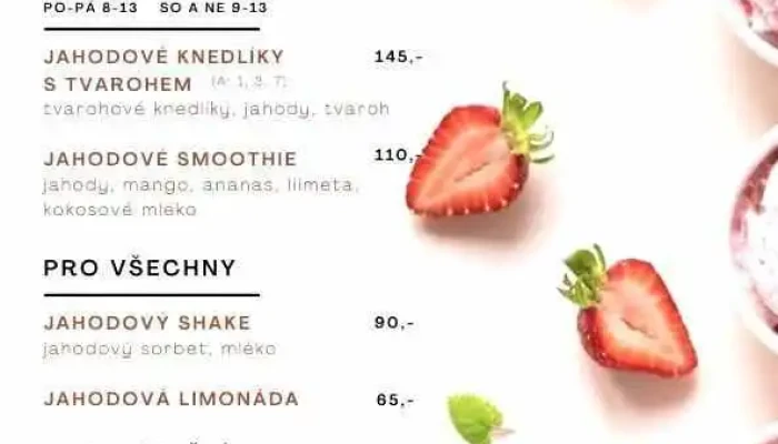 Charlies Coffee Garden Menu - Malé Valy 1705/21