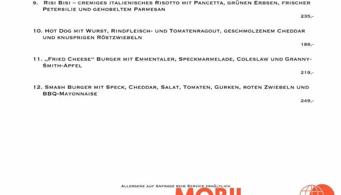 Chef Bistro Grill Menu - J. Švermy 13