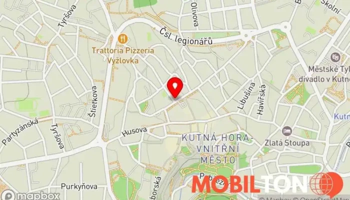 mapa Chinese Restaurant Restaurace v Česká
