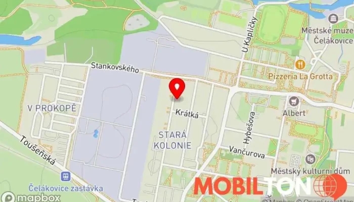 mapa Chleba s máslem Kavárna, Gurmánské potraviny, Pekárna v P. Holého 744/7