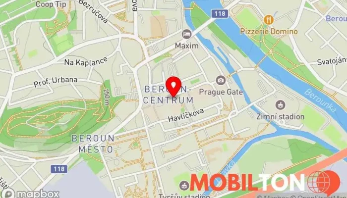 mapa Čínská restaurace Cai Yuan Restaurace v Centrum
