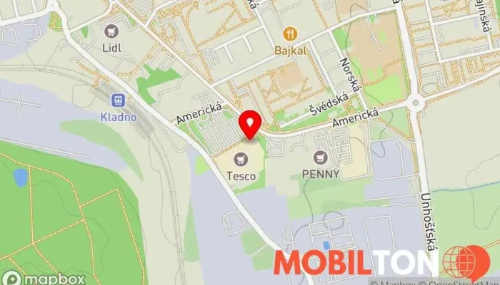 mapa Čínská Restaurace Panda Restaurace v Kročehlavy