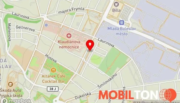 mapa Čínská restaurace PICASSO Čínská restaurace v tř. Václava Klementa 1223