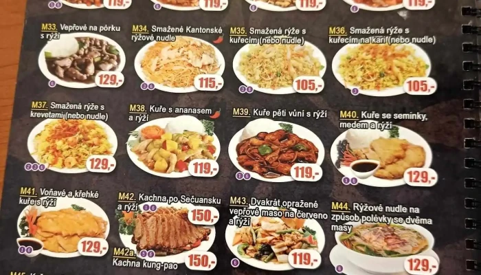 Cinska Restaurace Picasso Menu - Tř. Václava Klementa 1223