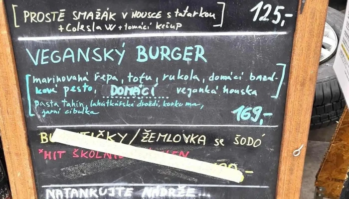 Circus Burger -  Menu - Czech Republic