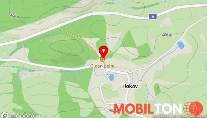 mapa clear. Restaurace v Hořovičky-Hořesedly