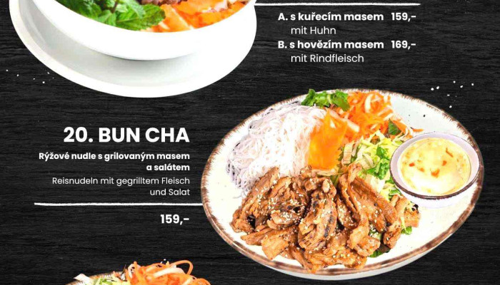 Coco Restaurant -  Menu - Dolní Poustevna