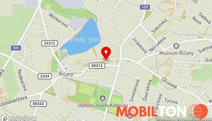 mapa Country Grill ČR s.r.o., Říčany Rychlé občerstvení, Bar a gril, Prodejní stánek v Masarykovo nám. 62