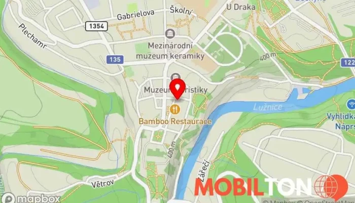 mapa CSERVIS - Richard Filip Poskytovatel internetových služeb, Prodej výpočetní techniky v Bechyně