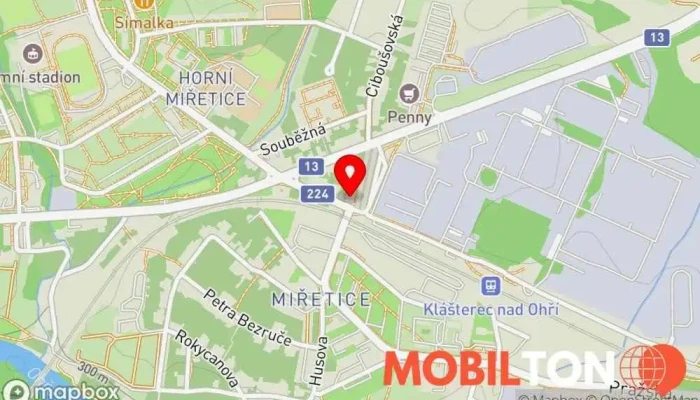 mapa Cukrárna Prodejna zákusků v Pražská 176
