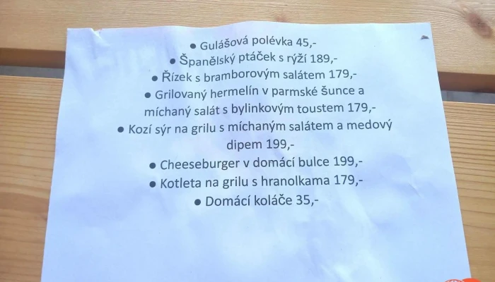 Cunci Huba   U Derneru Menu - Kytín-mníšek Pod Brdy