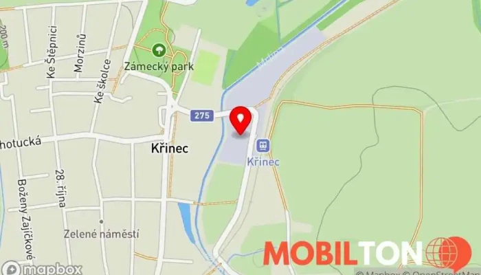 mapa Čuřík Martin  v Křinec 49